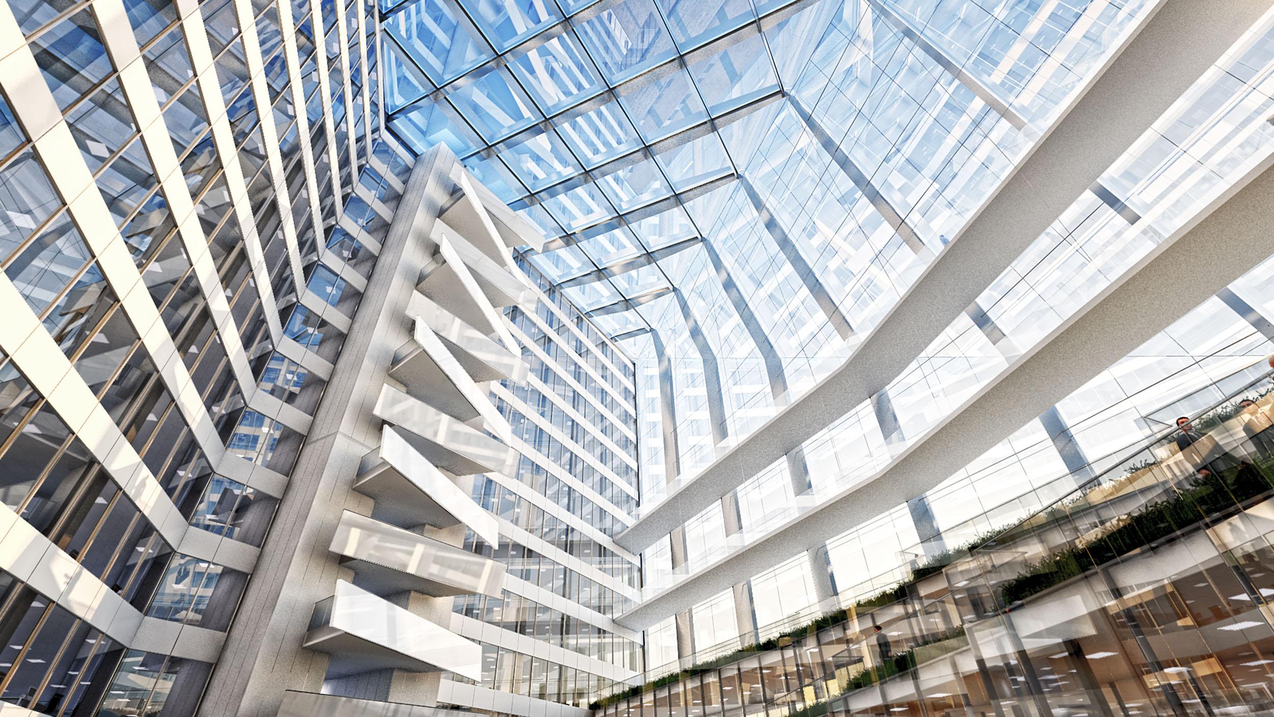 Modern overheidsgebouw